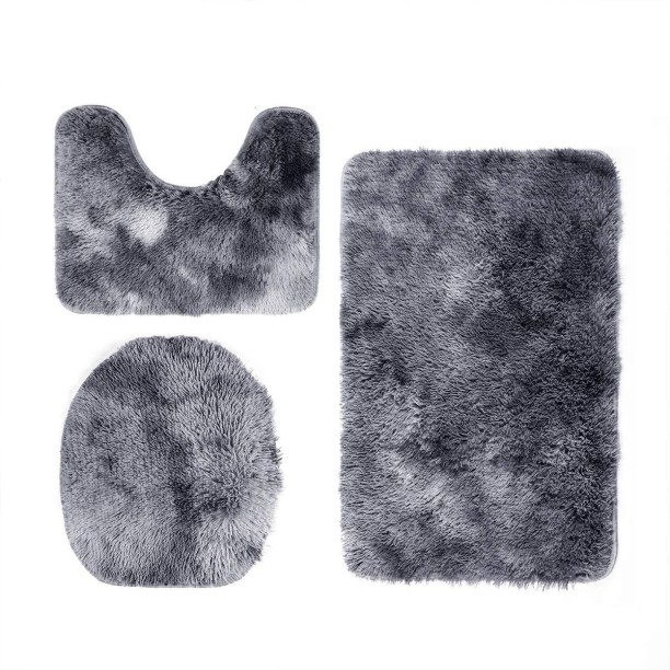 seller 3-piece toilet seat and bathroom mat set Bathroom Mat