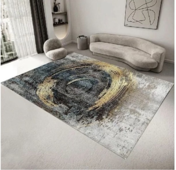 Lafortch Home & Co 3D Geometric Modern Design Carpet Floor Mat