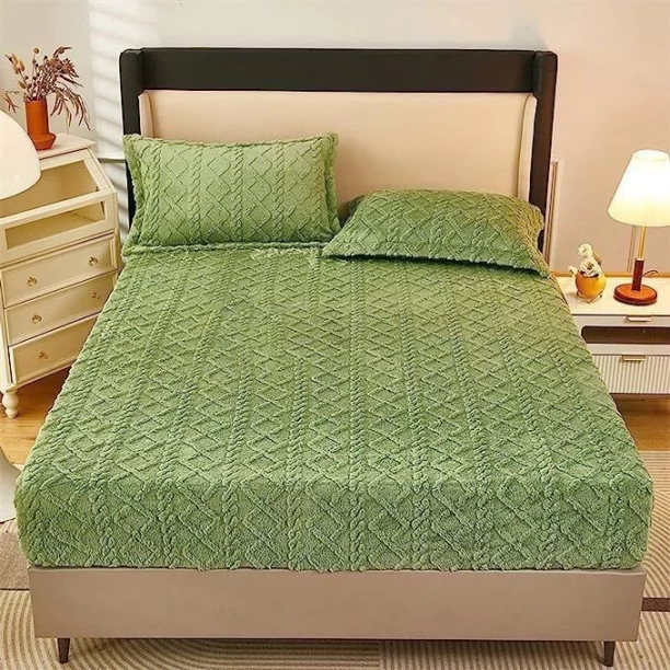 Yetumaisha Fitted Queen Size Cotton Polycotton Polycotton Mattress Protector