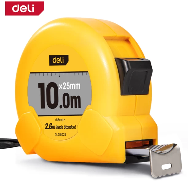 Deli Steel Tape Measure 10m Tape Measure