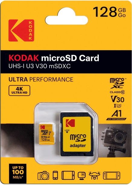 Kodak Ultra Performance MicroSD Card 100 MB/s  Memory Card