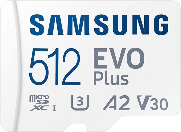 Samsung EVO PLUS MicroSDXC 512 GB  Memory Card