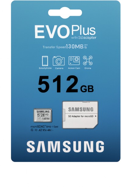 EvoPlus SamsungEVO Plus microSDXC MicroSDXC 130 MB/s  Memory Card