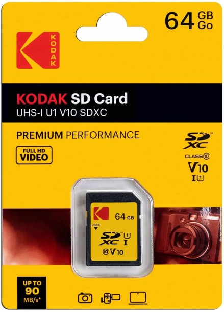 Kodak Premium Performance SD Card 90 MB/s  Memory Card