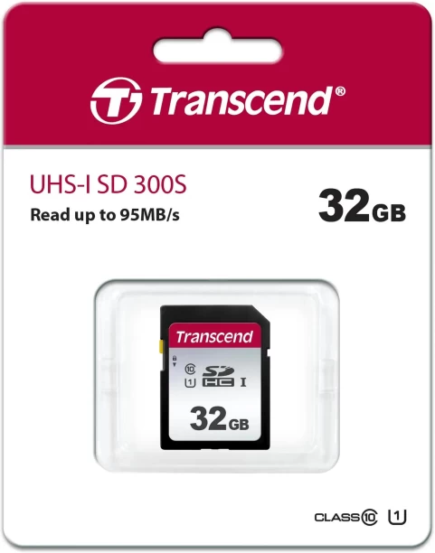 Transcend 300s SDHC UHS-I Card 95 MB/s  Memory Card
