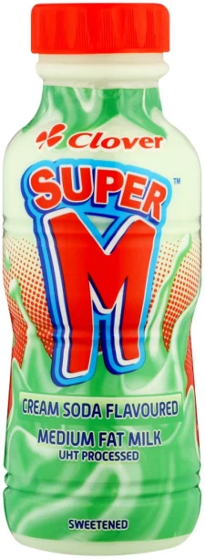 Clover Super M Medium Fat Milk, Cream Soda Flavour