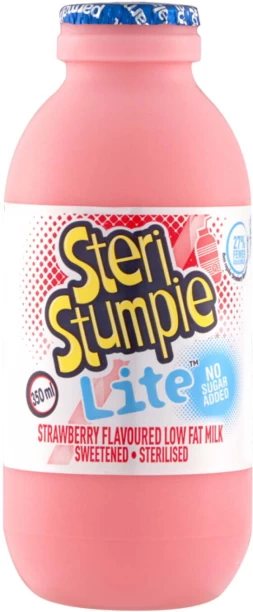 Steri Stumpie Flavoured Low Fat Milk, Strawberry Flavour