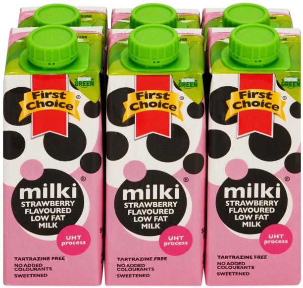 First Choice Milki Strawberry Low Fat Milk, Strawberry Flavour