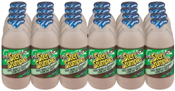 Steri Stumpie Flavoured Low Fat Milk, Choco Mint Flavour