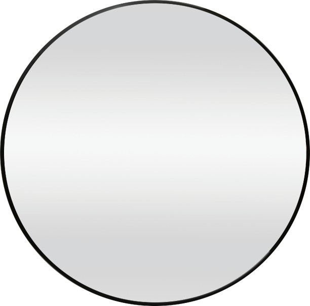 Decor Black 600 x 600 Decorative Mirror