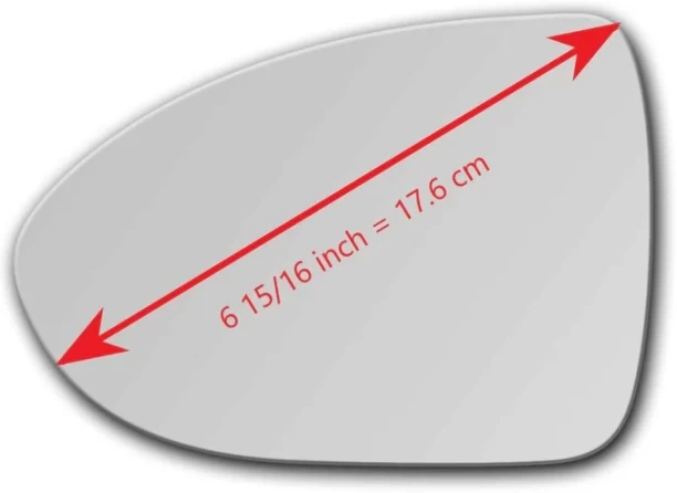 FITUMI SA CONVEX CAR MIRROR SA CONVEX CAR MIRROR KIA RIO (2014) LEFT CONVEX MIRROR Magnifying Mirror