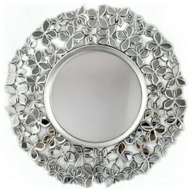 shah Round Butterfly Frame Mirror Decorative Mirror