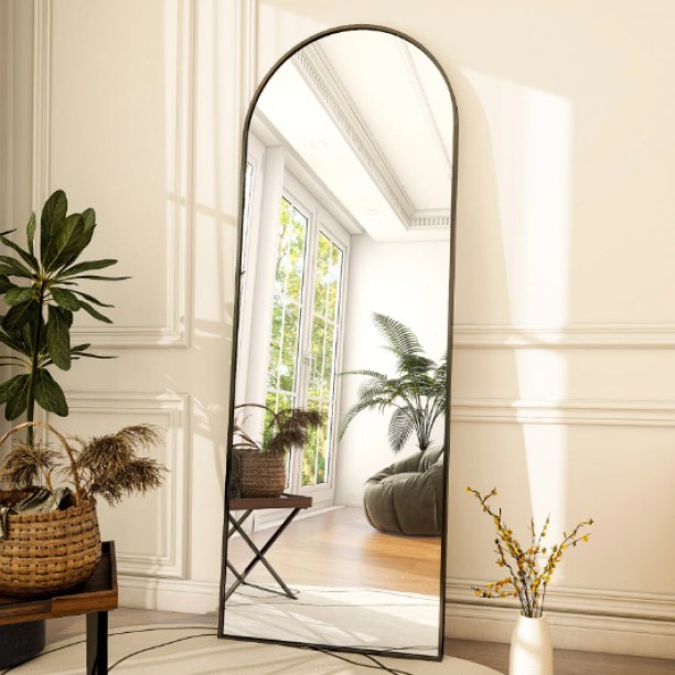 Nova Furn Furn160cm Black Decorative Mirror