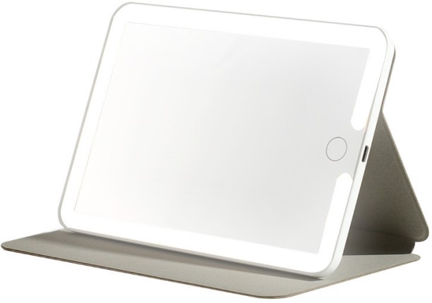 Nailtion Rechargeable Travel Makeup Mirror 72 LED 3 Colour Lighting Lighted Mirror