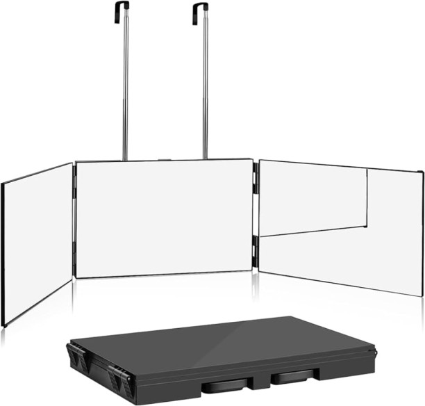 Generic 8-2267 Tri-Fold Grooming Bathroom Mirror