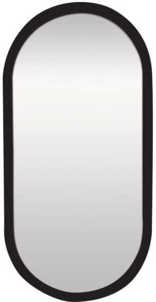 Alhamba Mirror Black 1200 x 600 mm 6068 Bathroom Mirror