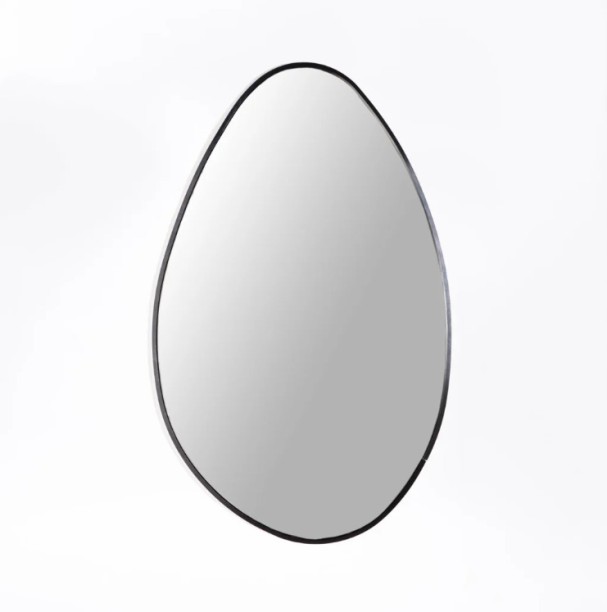 Nova Black Asymmetrical Irregular Decorative Mirror