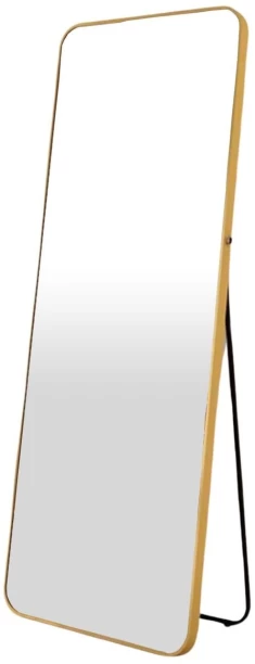 Online Oasis Wall Mount Mirror Or Free Standing Gold Decorative Mirror
