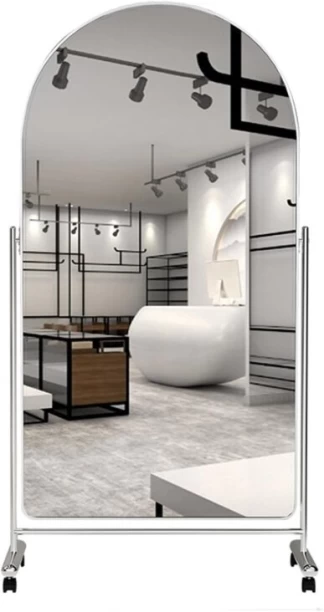 MR FURNITURE 60cm x160cm Wall Rectangular Frame Aluminium Mirror Decorative Mirror