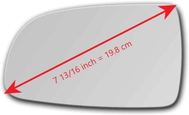 FITUMI SA CONVEX CAR MIRROR SA CONVEX CAR MIRROR CHEVROLET AVEO (2007-2011) LEFT CONVEX Magnifying Mirror