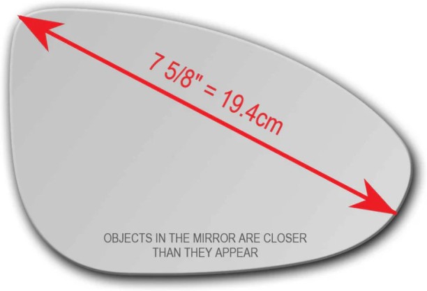 CHEVROLET SONIC (2013-2014) RIGHT CONVEX CAR MIRROR GLASS MIRSONIC1314R Magnifying Mirror