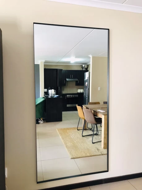 I&S Rectangle Full Length Mirror - Black Decorative Mirror