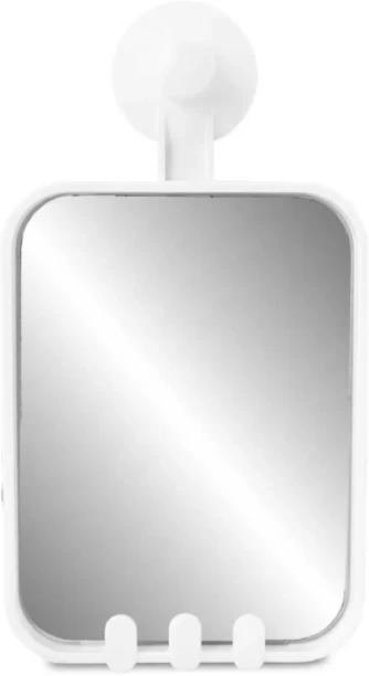 Shopcom Suction Bathroom Mirror, 180mm x 135mm Bathroom Mirror