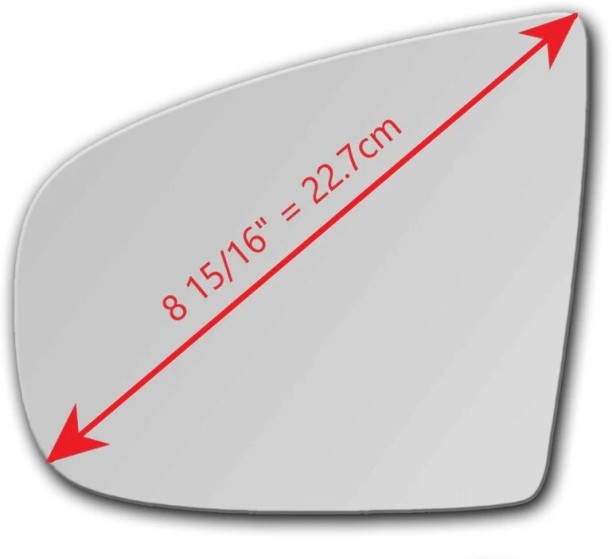 FITUMI SA CONVEX CAR MIRROR SA CONVEX CAR MIRROR BMW X5 (2007-2013) LEFT CONVEX Magnifying Mirror