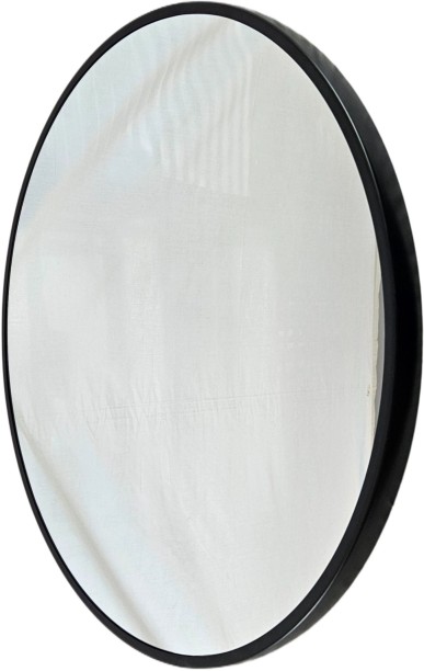 Lemongrass 70cm Black Metal Frame Decorative Mirror
