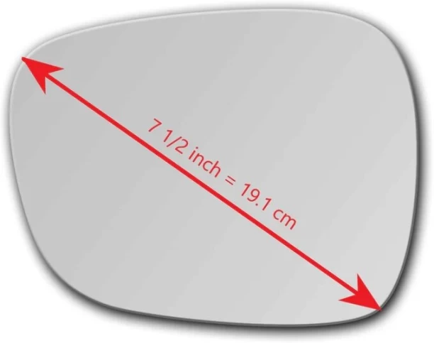 FITUMI SA CONVEX CAR MIRROR BMW X3 (2010-2014) LEFT CONVEX SIDEVIEW CAR MIRROR GLASS Magnifying Mirror