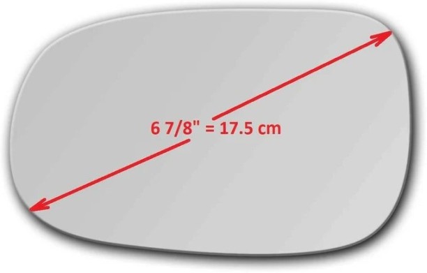 FITUMI SA CONVEX CAR MIRROR VOLVO S40 (2007-2011) LEFT CONVEX MIRROR Magnifying Mirror