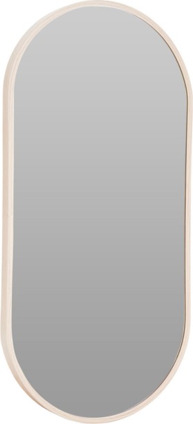 Generic Mirror | Aluminium | 30x60cm | Light Wood Decorative Mirror