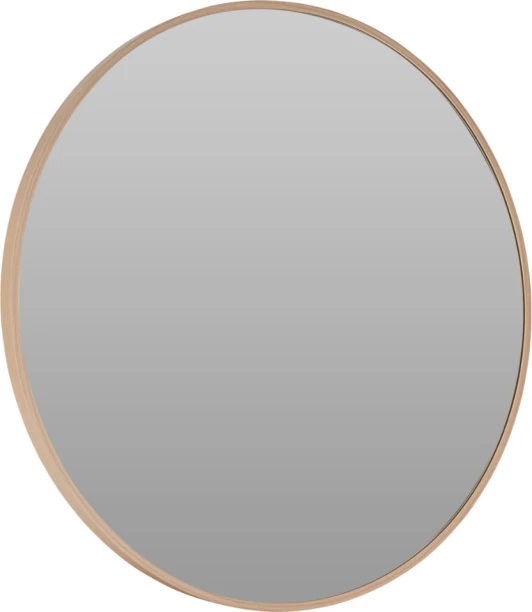 Generic Mirror | Aluminium | 60cm | Light Wood Decorative Mirror
