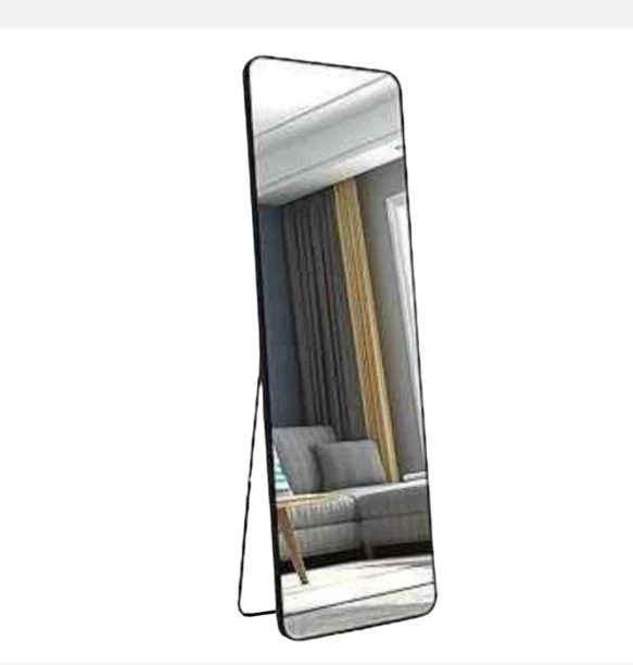 No Brand Wall Mount or Free Standing Black Decorative Mirror