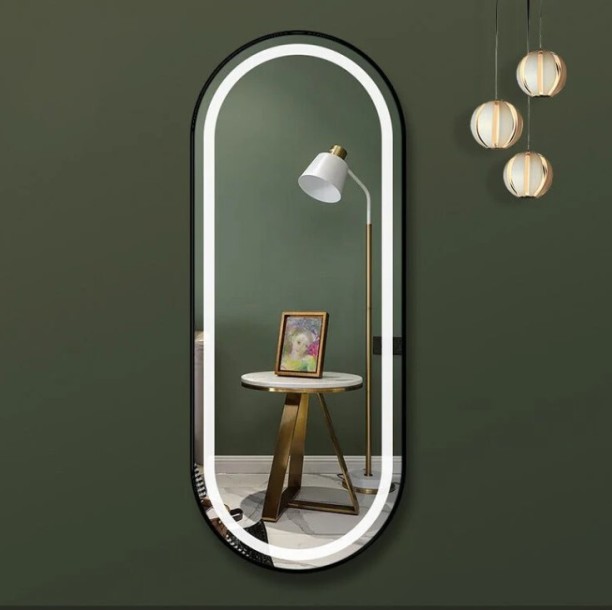 AK 60X120 LED BLACK Decorative Mirror