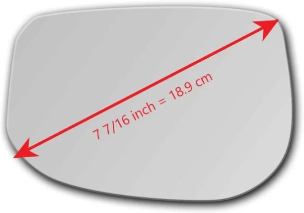 LIMSON CONVEX CAR MIRROR HONDA BALLADE (2014-2019) LEFT CONVEX MIRROR Magnifying Mirror