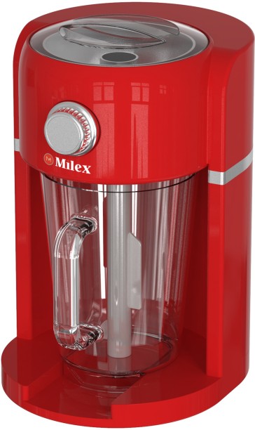 Milex Ice Shaver Slushy Maker 30 W Mixer Grinder (1 Jar, Red)
