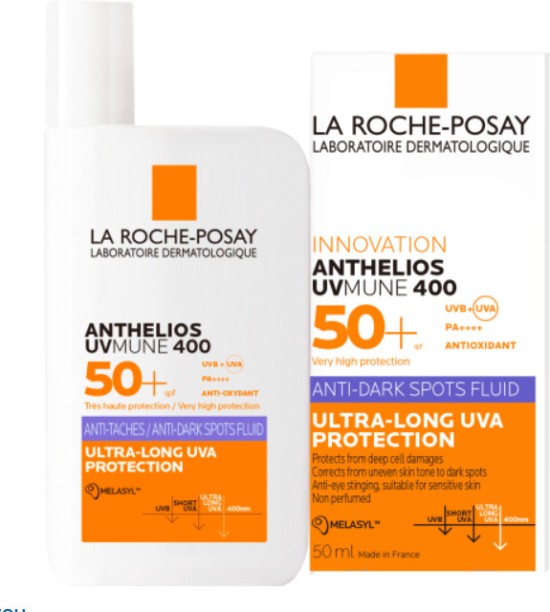 La Roche-Posay UVMUNE 400 Anti-Dark Spots Fluid Sunscreen SPF50+