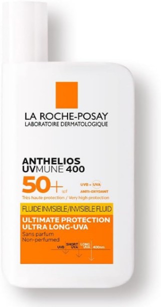 La Roche-Posay UVMune 400 Ultra-Light Invisible Fluid, Non-Perfumed Sun screen SPF50