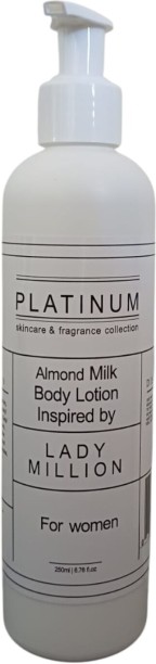 Platinum Skincare & Cosmetics 250ml Inspired by Lady Million Almond Milk Body Lotion