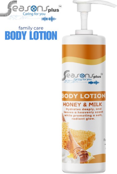 seasons plus BODY LOTION HONEY AND MILK