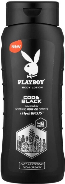 Playboy Code Black Body Lotion