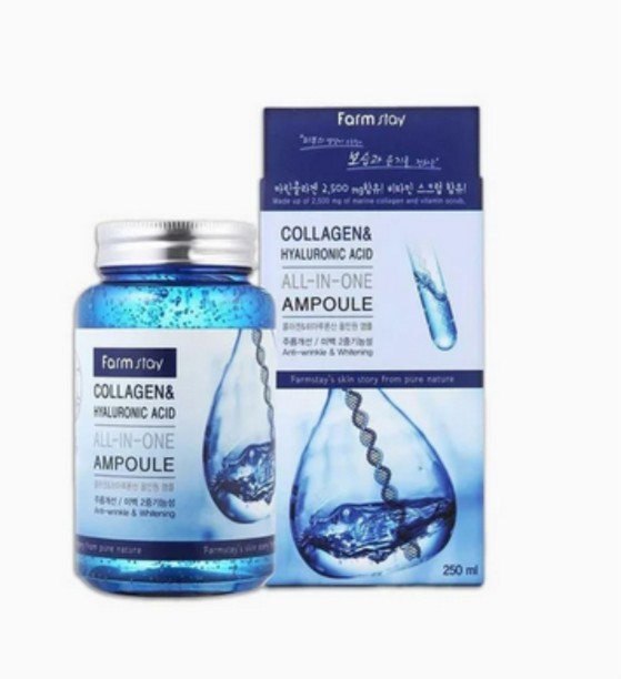 Pbio-essence Stay Farm Collagen & hyaluronic acid all in one ampoule 250ml
