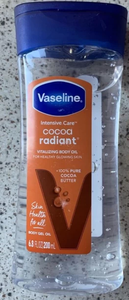vaseline cocoa radiant intensive care body gel