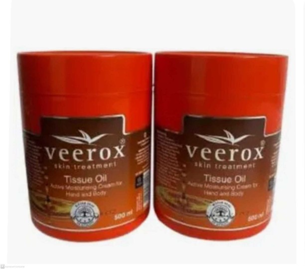Veerox Active Moisturising Cream (Tissue oil) 2 x