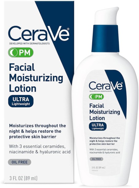 Pbio-essence Cerave PM Facial Moisturizing Lotion