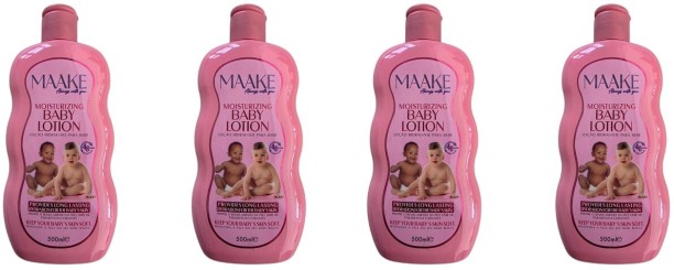 MAAKE Moisturizing Baby lotion (500 ml bottle) Pack of 4