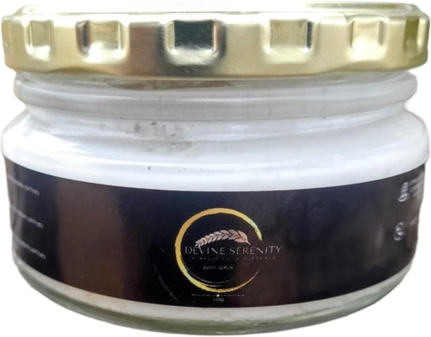 devine serenity Silky smooth body butter hand crafted to rejuvenate your skin and leave it feeling smooth and soft, with our organic shea butter and coconut oil and jojoba oil with almond oil and soothing scents of lavender and tea tree