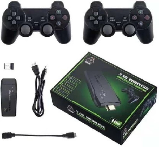 General 2.4G 4K Ultra Hd Hdmi Game Stick + 2 X Wireless Controllers Gamepad  Motion Controller