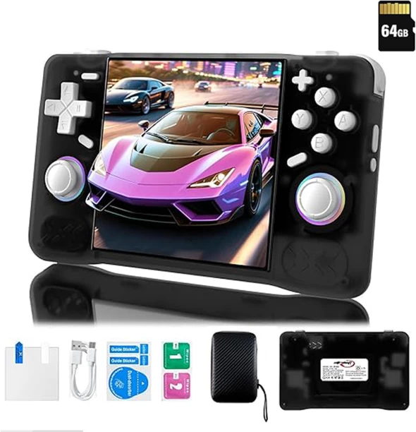 marevic XF40H Retro Handheld Game Linux 64-bit System, 18000+ Classic Games, WiFi Multiplayer-Pocket Video Gaming 64 GB